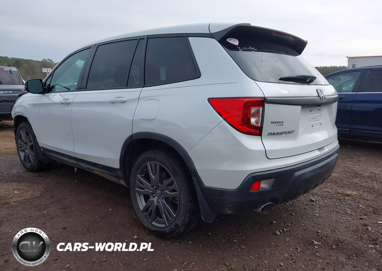2021 Honda Passport 2Wd Ex-L VIN:5FNYF7H50MB004826 - 3