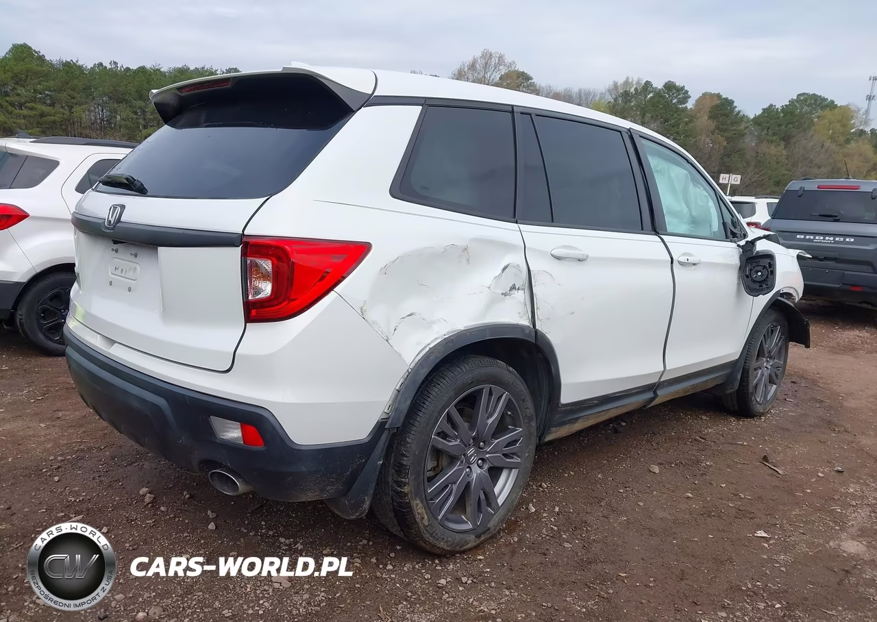 2021 Honda Passport 2Wd Ex-L VIN:5FNYF7H50MB004826 - 4