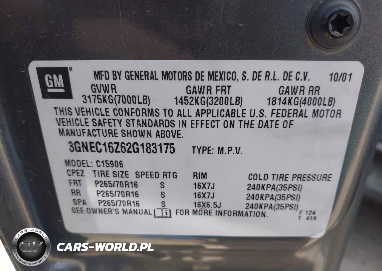 2002 Chevrolet Suburban 1500 Ls VIN:3GNEC16Z62G183175 - 9