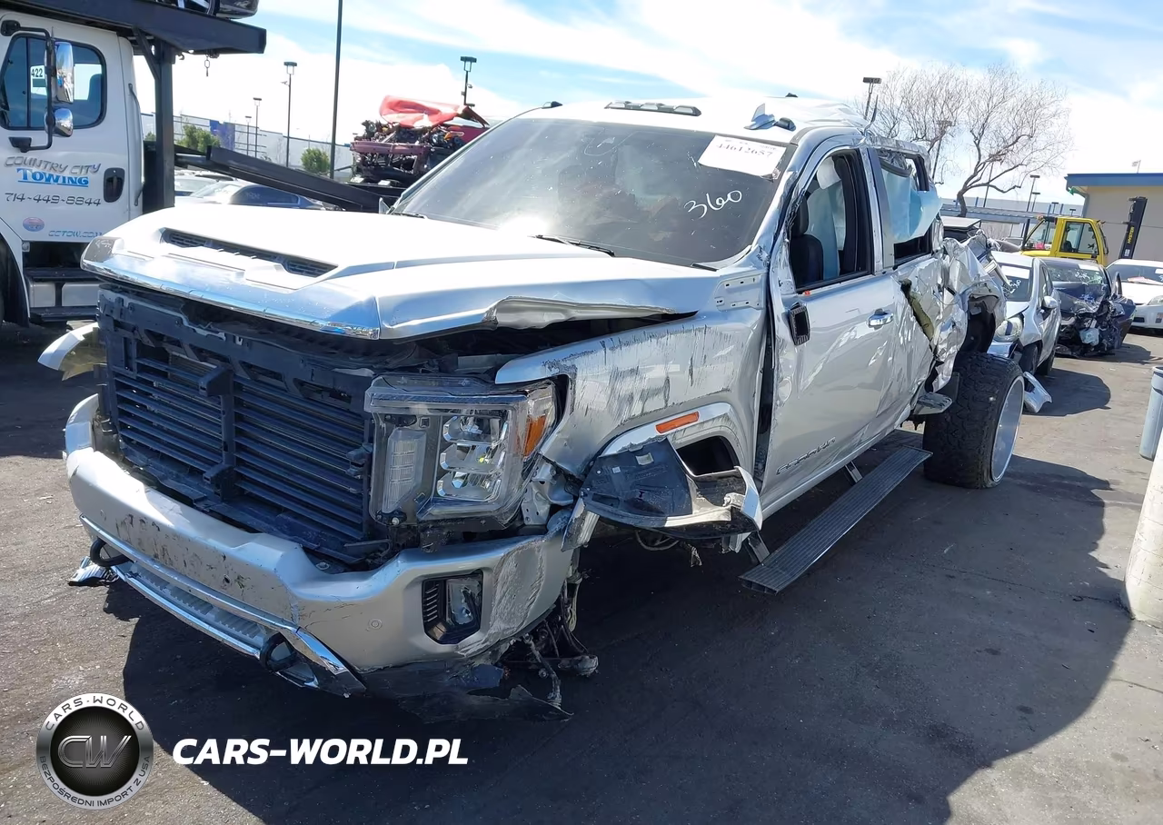 2020 GMC Sierra 2500Hd 4Wd Standard Bed Slt VIN:1GT49NEY2LF170042 - 2