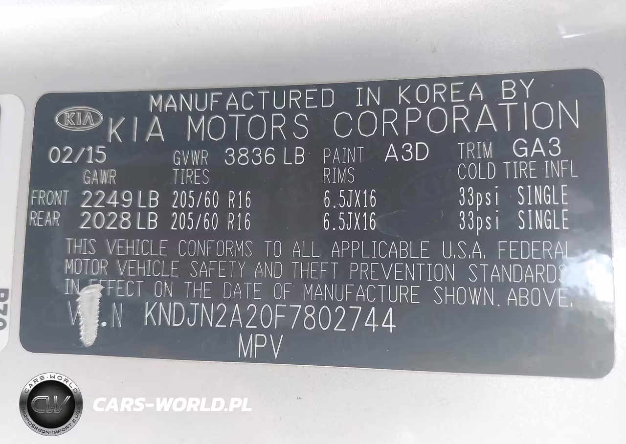 2015 Kia Soul VIN:KNDJN2A20F7802744 - 9