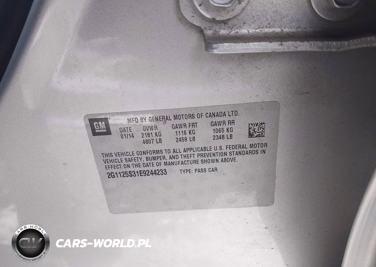 2014 Chevrolet Impala 2Lt VIN:2G1125S31E9244233 - 9
