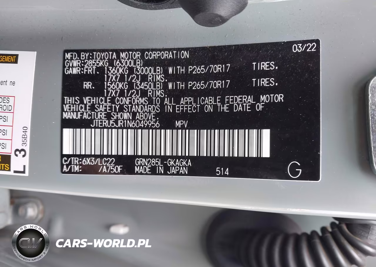 2022 Toyota 4Runner Trd Off Road Premium VIN:JTERU5JR1N6049956 - 9