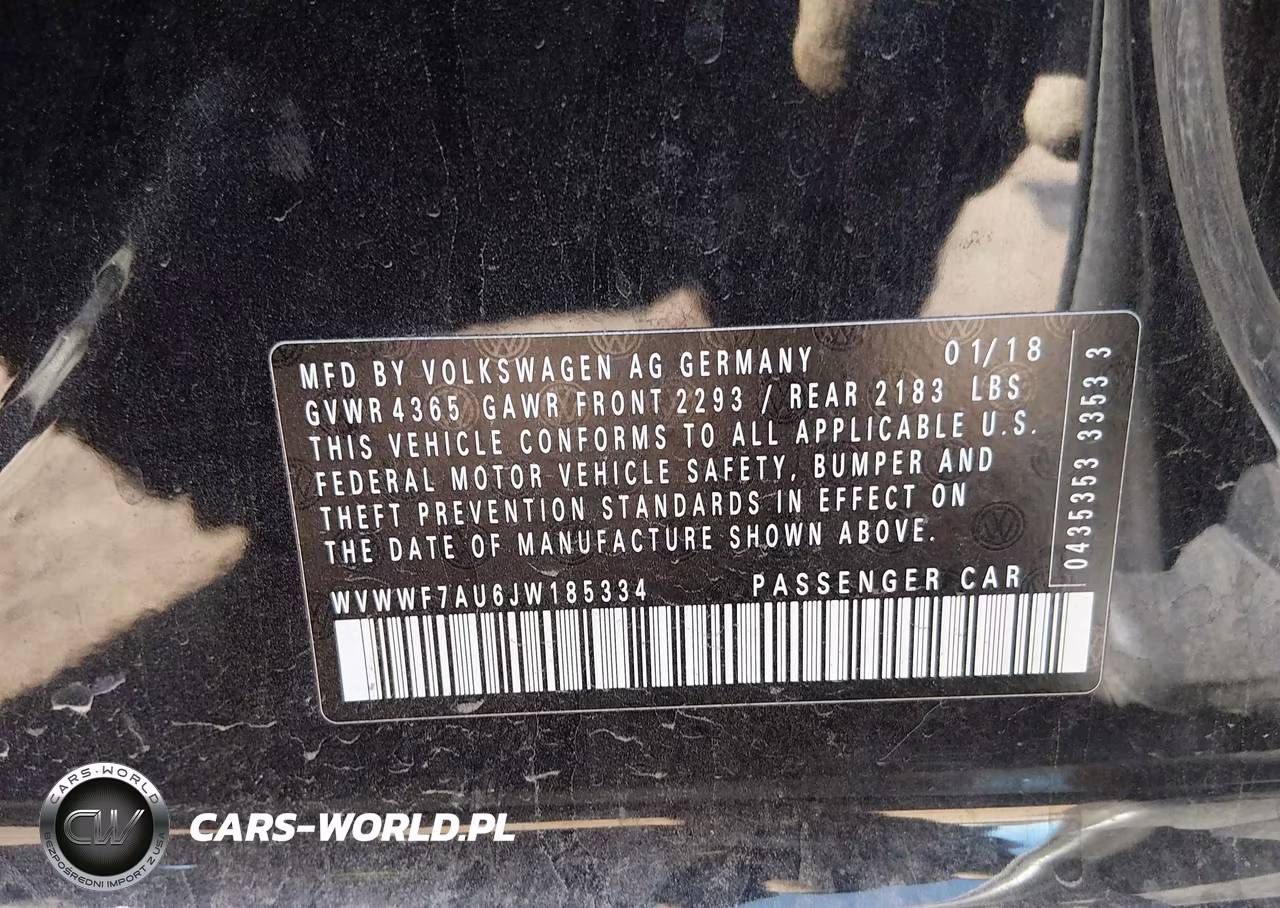 2018 Volkswagen Golf R 2.0T W-Dcc Navigation VIN:WVWWF7AU6JW185334 - 9