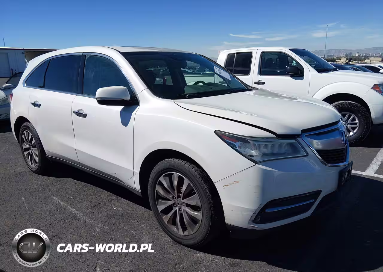 2016 Acura Mdx Technology Acurawatch Plus Packages-Technology Package