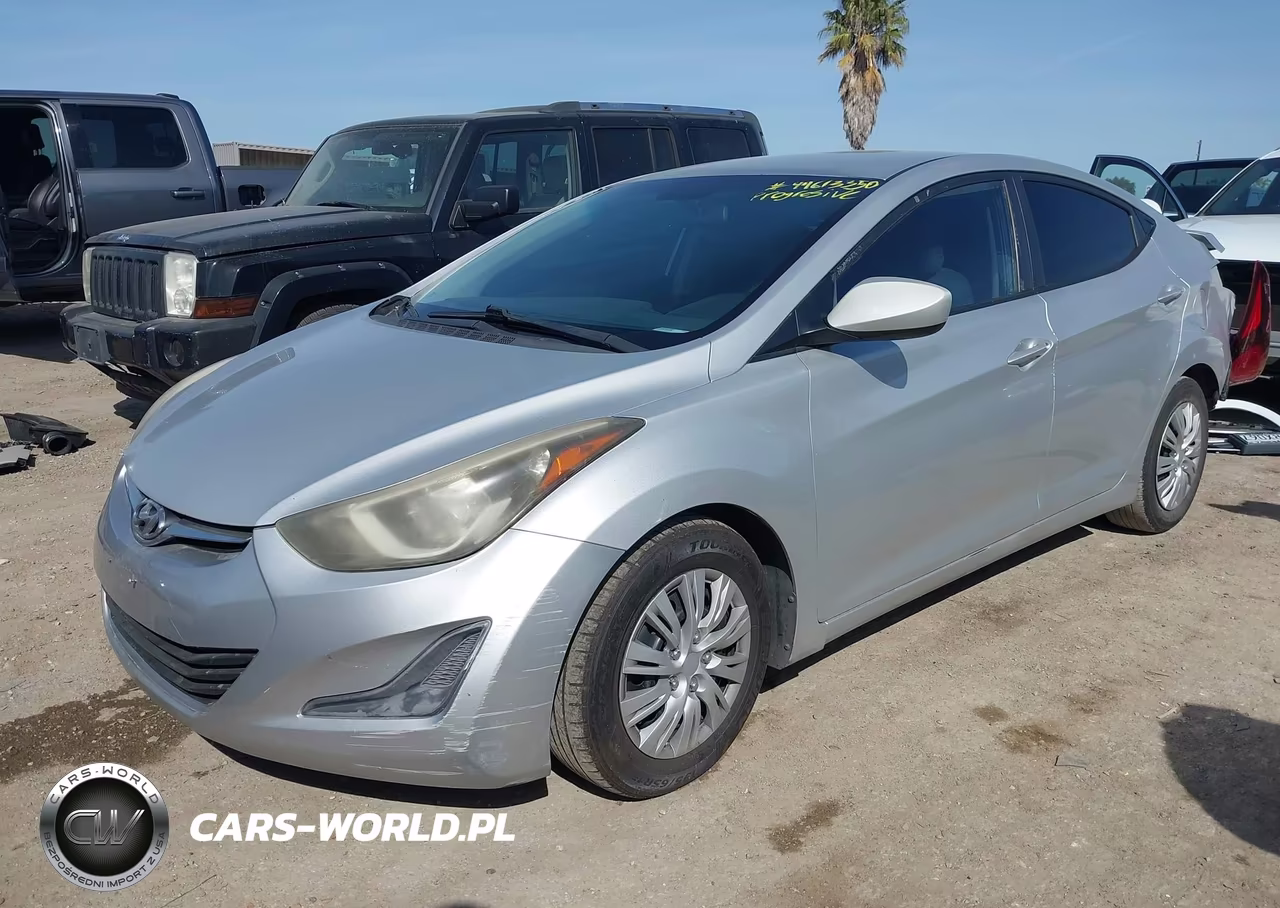 2016 Hyundai Elantra Se VIN:5NPDH4AE6GH695092 - 2