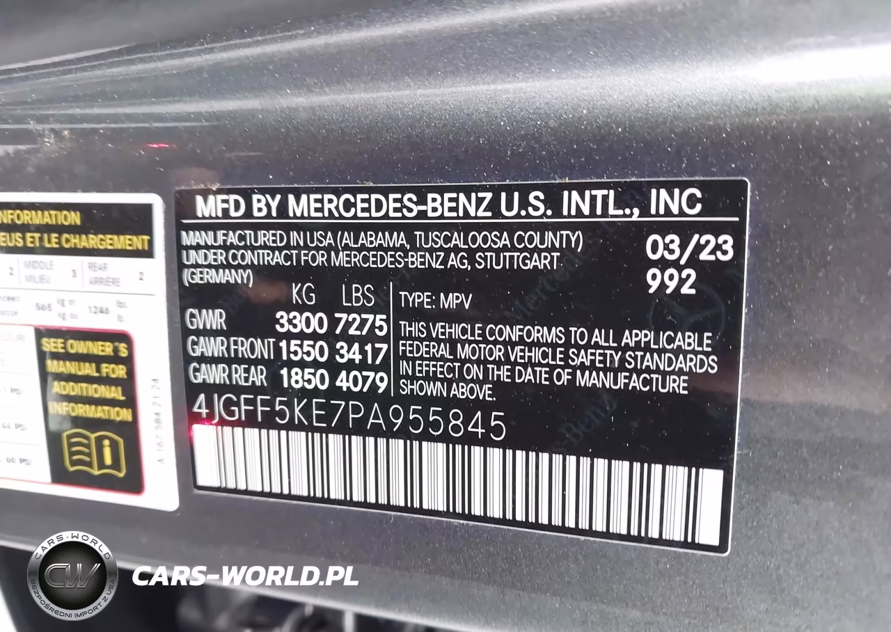 2023 Mercedes-Benz Gls 450 4Matic VIN:4JGFF5KE7PA955845 - 9