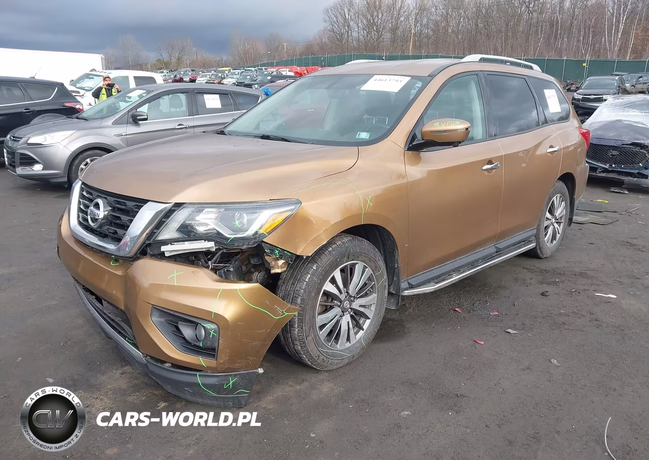 2017 Nissan Pathfinder Sl VIN:5N1DR2MMXHC613085 - 2
