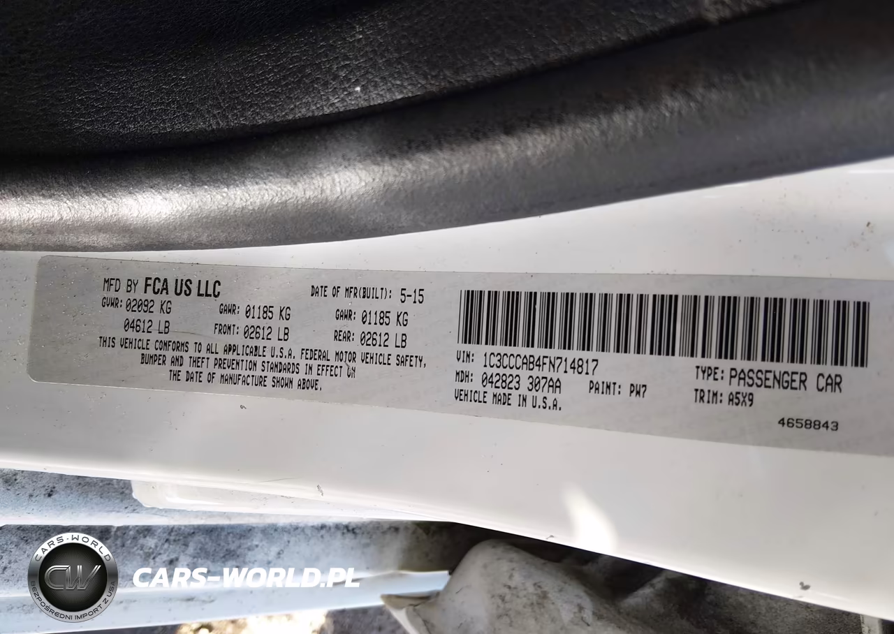 2015 Chrysler 200 Limited VIN:1C3CCCAB4FN714817 - 9
