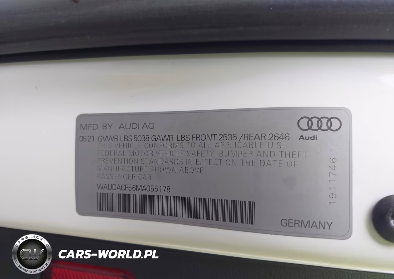 2021 Audi A5 Sportback Premium 45 Tfsi Quattro S Tronic VIN:WAUDACF56MA055178 - 9