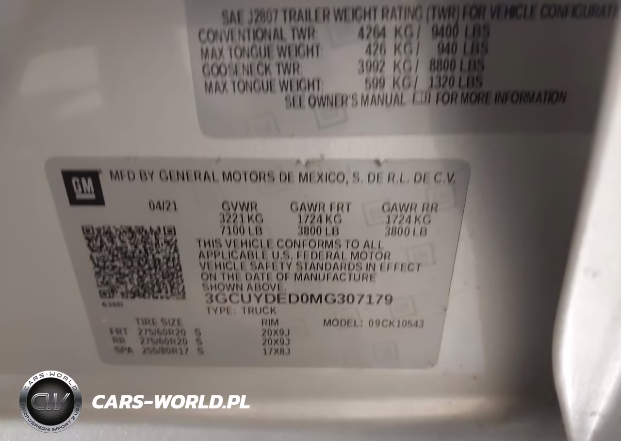 2021 Chevrolet Silverado 1500 VIN:3GCUYDED0MG307179 - 9