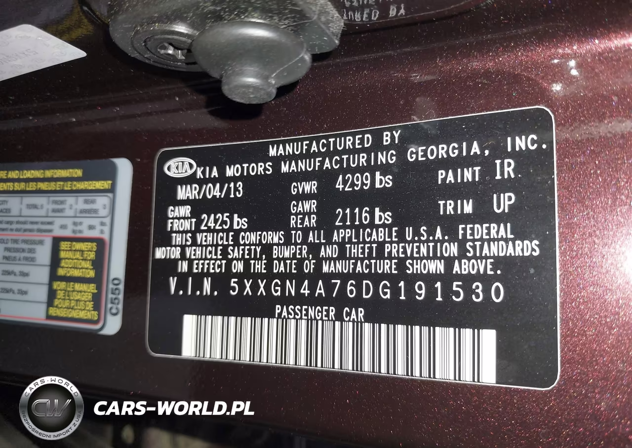 2013 Kia Optima Ex VIN:5XXGN4A76DG191530 - 9