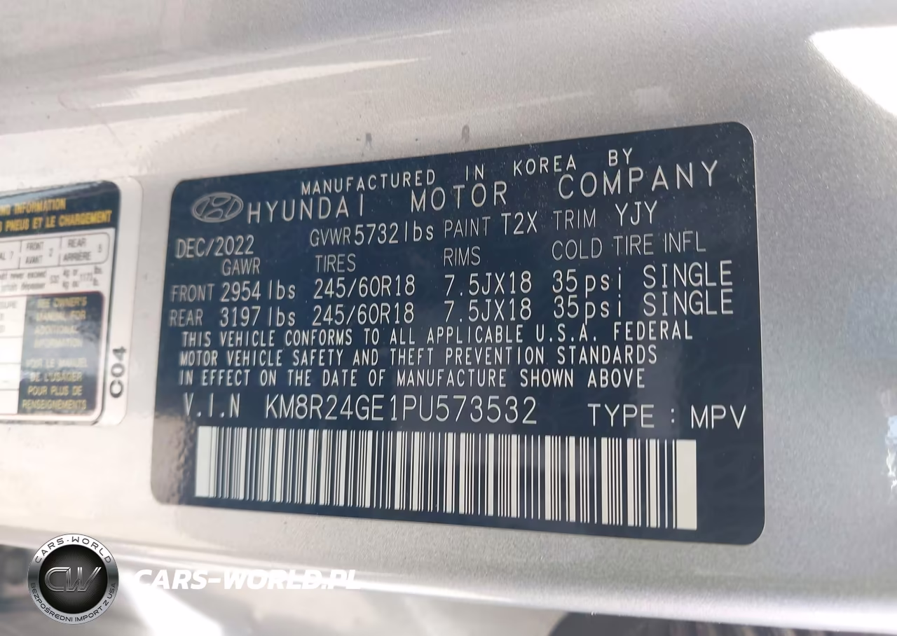 2023 Hyundai Palisade Sel VIN:KM8R24GE1PU573532 - 9