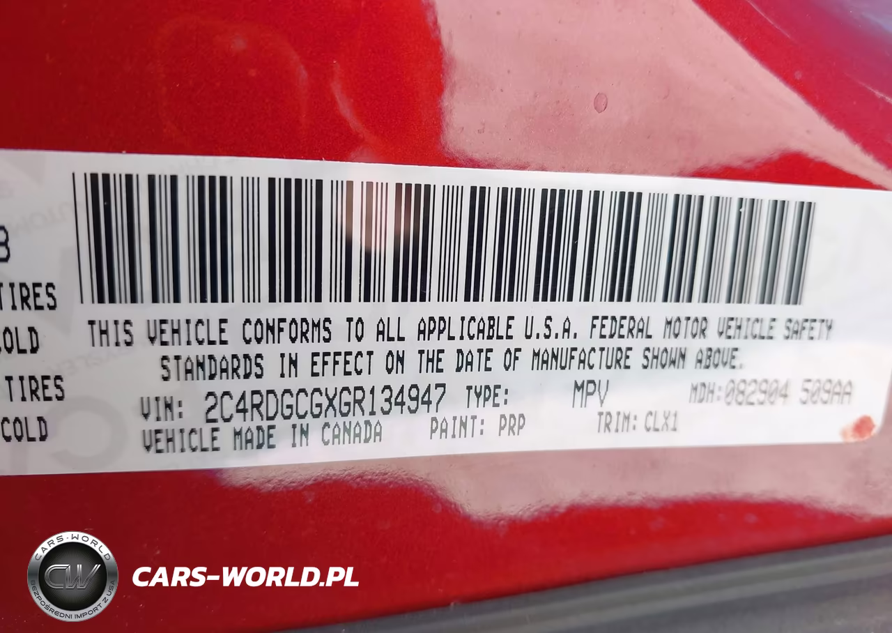 2016 Dodge Grand Caravan Sxt VIN:2C4RDGCGXGR134947 - 9