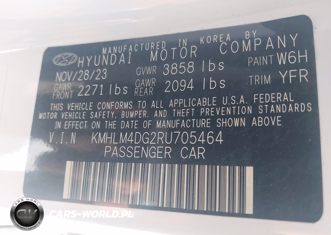 2024 Hyundai Elantra Sel VIN:KMHLM4DG2RU705464 - 9