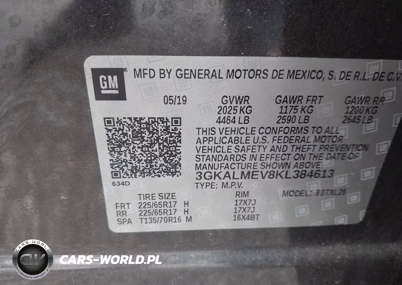 2019 GMC Terrain Sle VIN:3GKALMEV8KL384613 - 9
