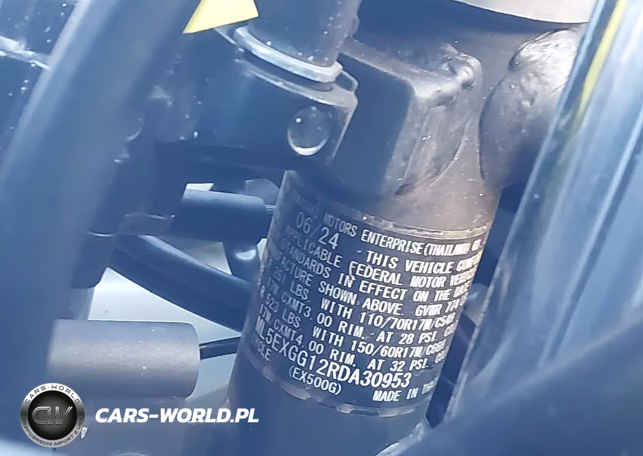 2024 Kawasaki Ex500 VIN:ML5EXGG12RDA30953 - 10