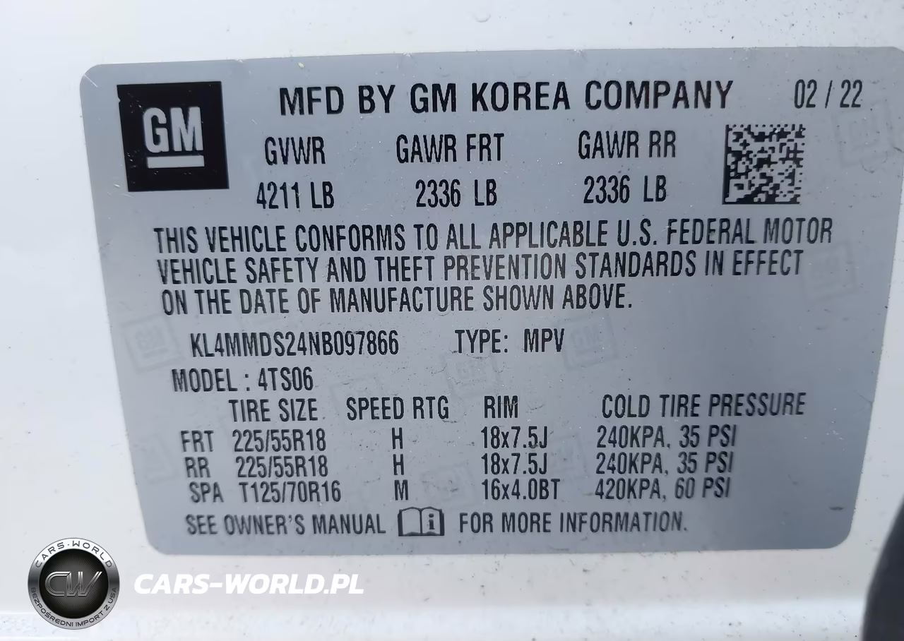 2022 Buick Encore Gx Fwd Select VIN:KL4MMDS24NB097866 - 9
