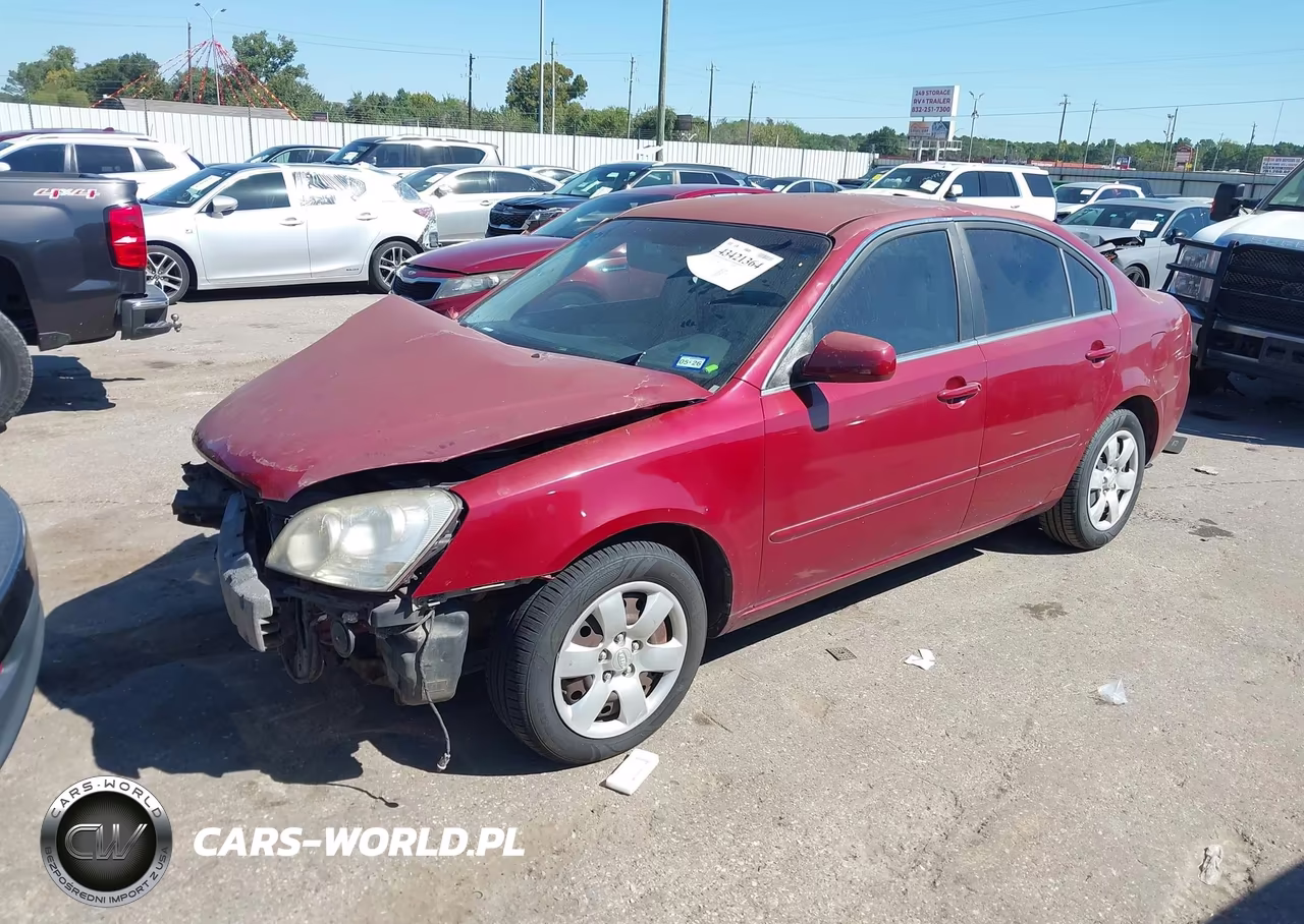 2007 Kia Optima Lx VIN:KNAGE123175131509 - 2