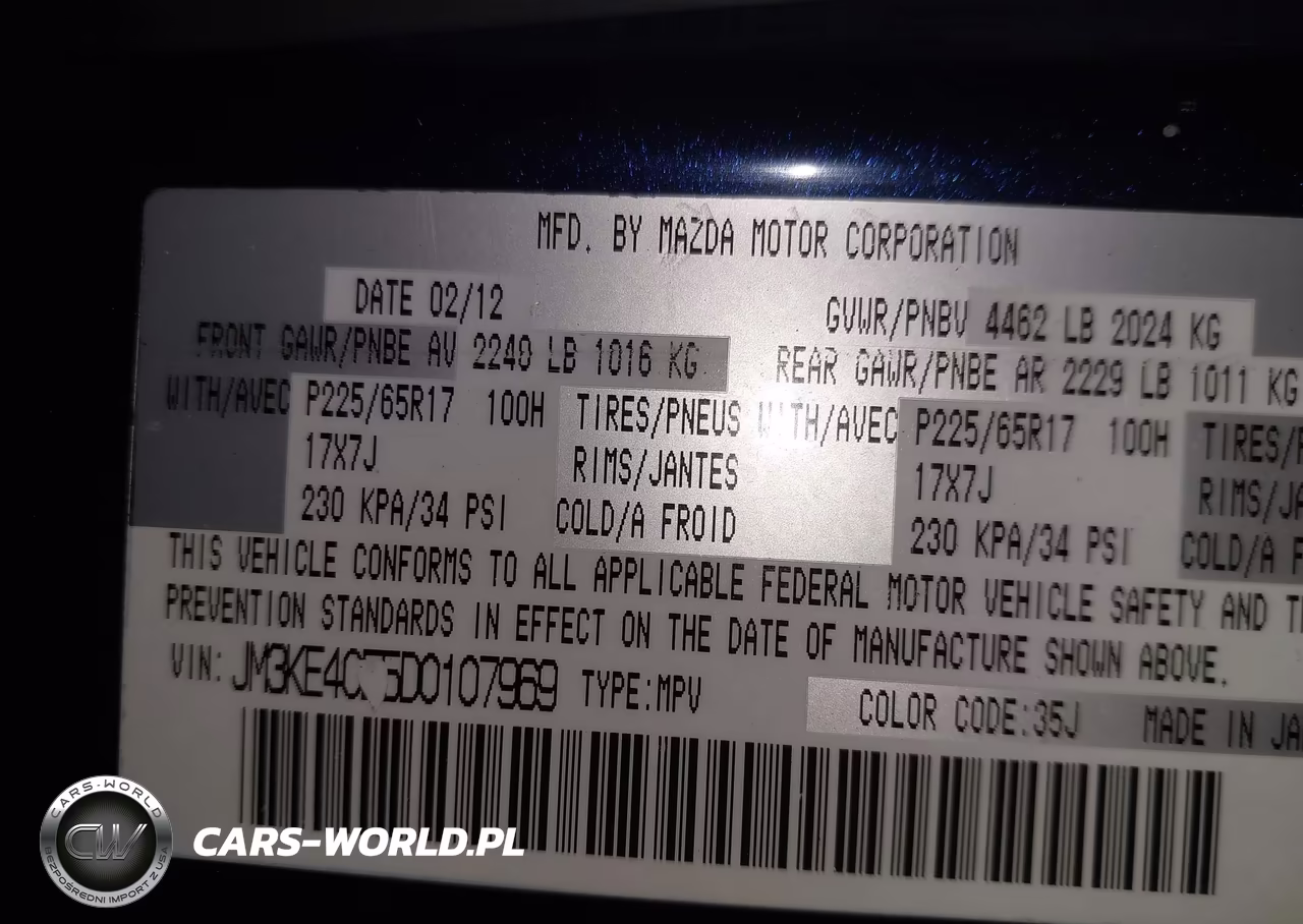 2013 Mazda Cx-5 Touring VIN:JM3KE4CE5D0107969 - 9
