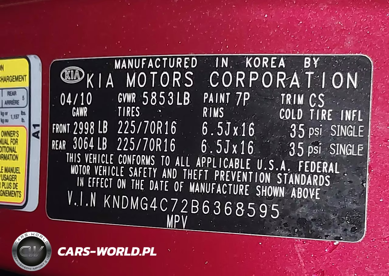 2011 Kia Sedona Lx VIN:KNDMG4C72B6368595 - 9