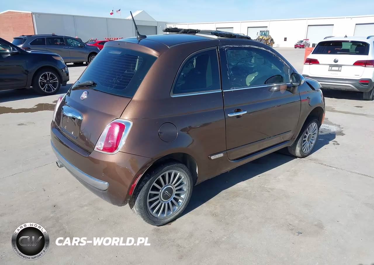 2012 Fiat 500 Lounge VIN:3C3CFFCR3CT200407 - 4