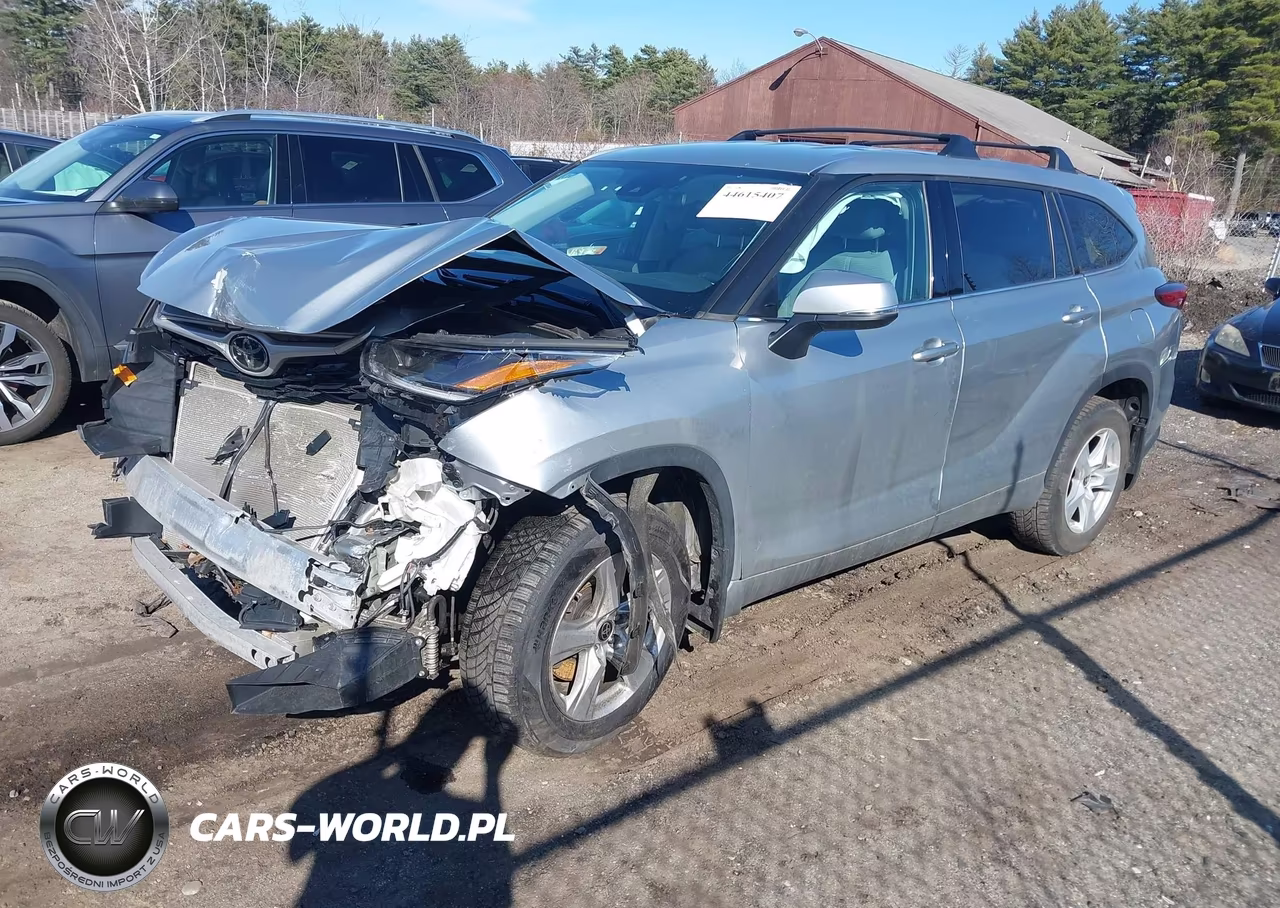 2021 Toyota Highlander Le VIN:5TDBZRBH2MS155304 - 2