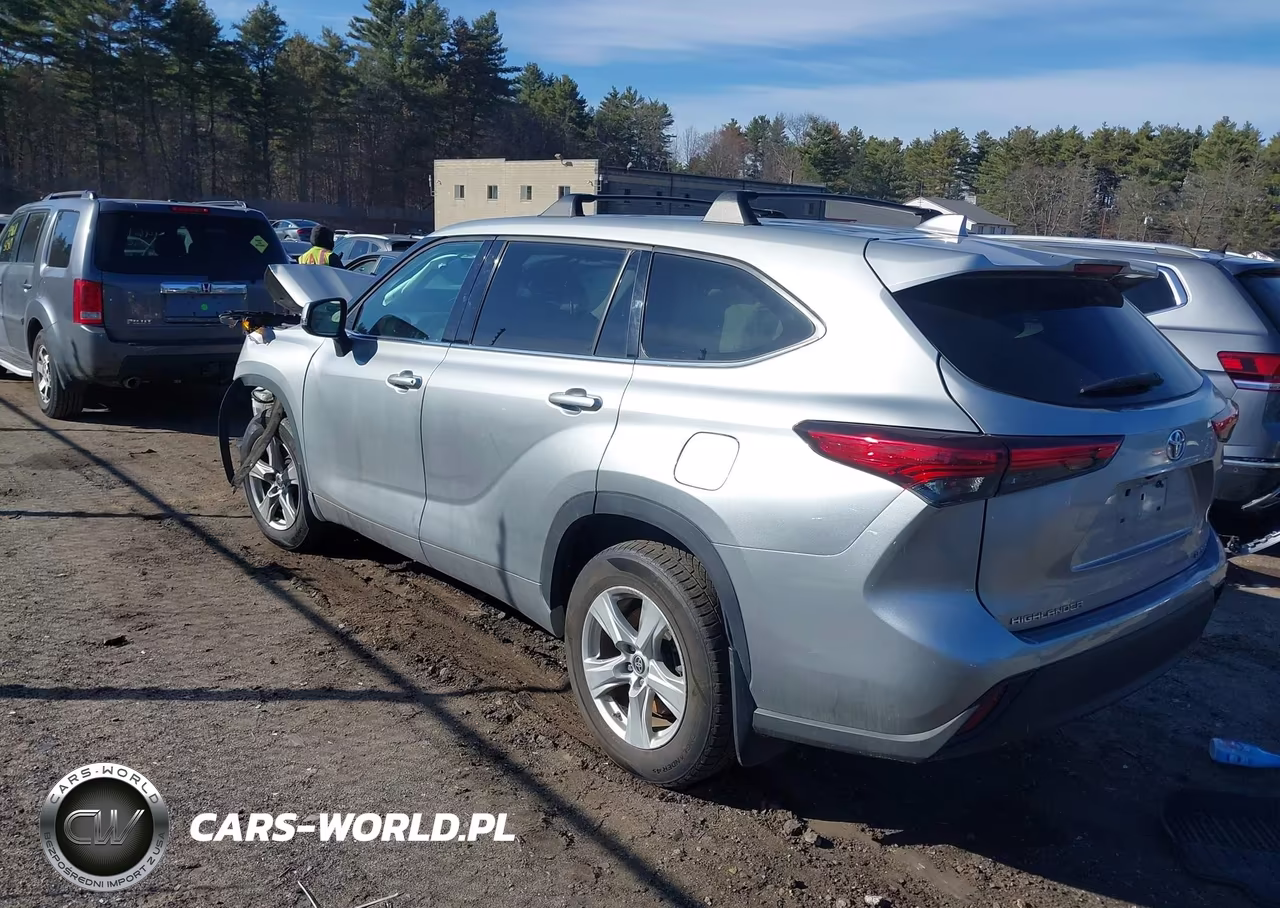2021 Toyota Highlander Le VIN:5TDBZRBH2MS155304 - 3
