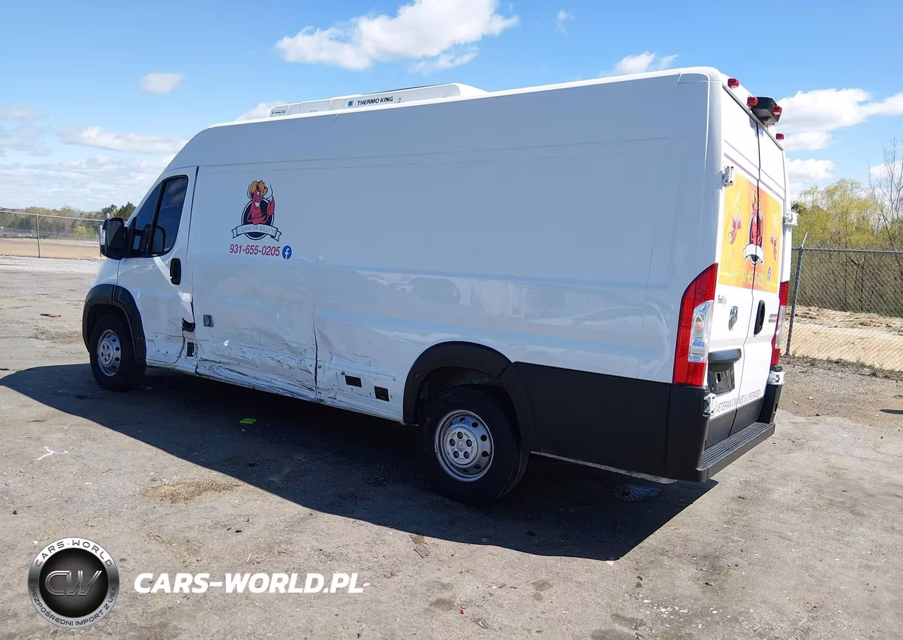 2023 Ram Promaster 3500 Cargo Van High Roof 159 Wb Ext VIN:3C6MRVJG6PE508689 - 3