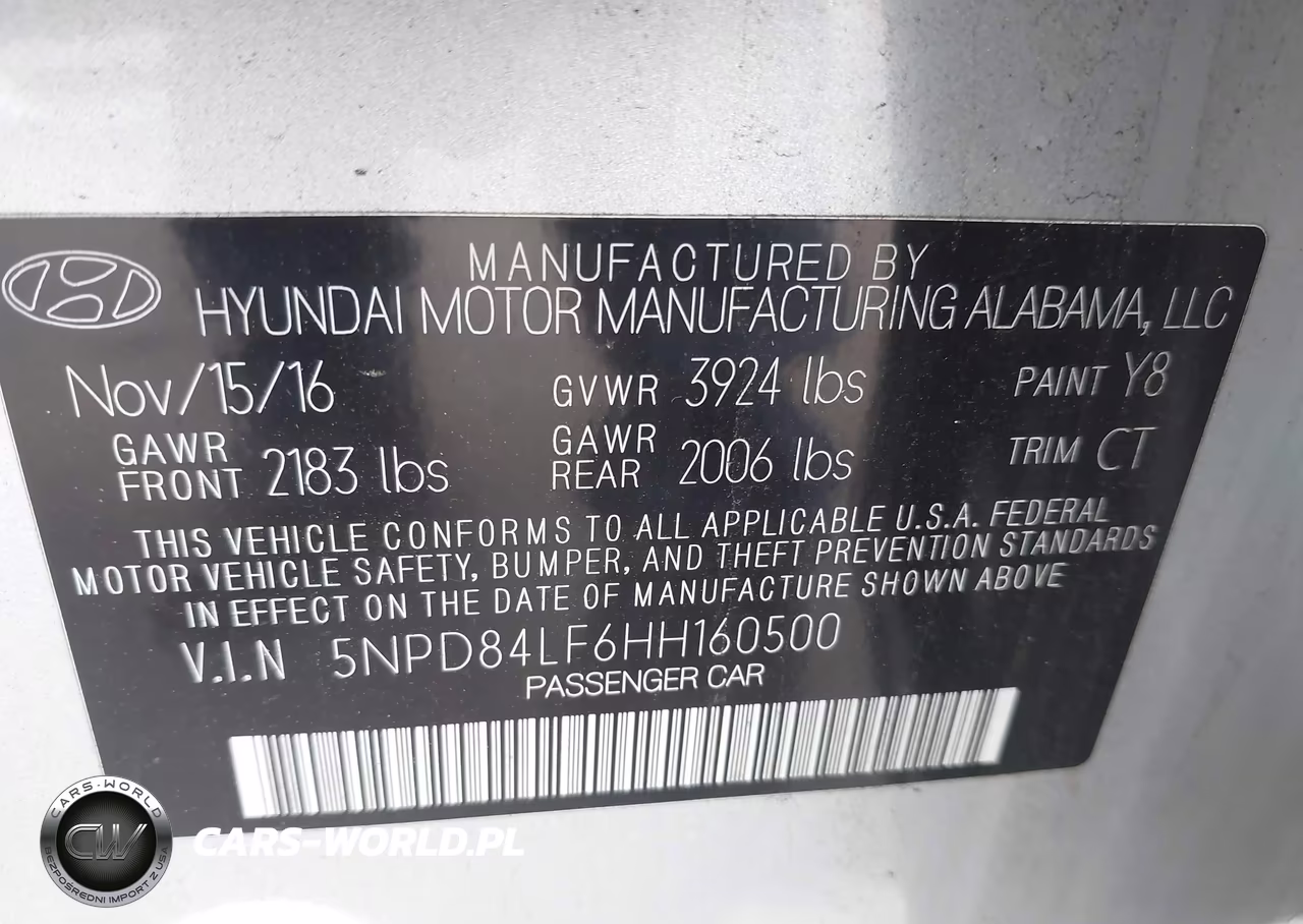 2017 Hyundai Elantra Value Edition VIN:5NPD84LF6HH160500 - 9