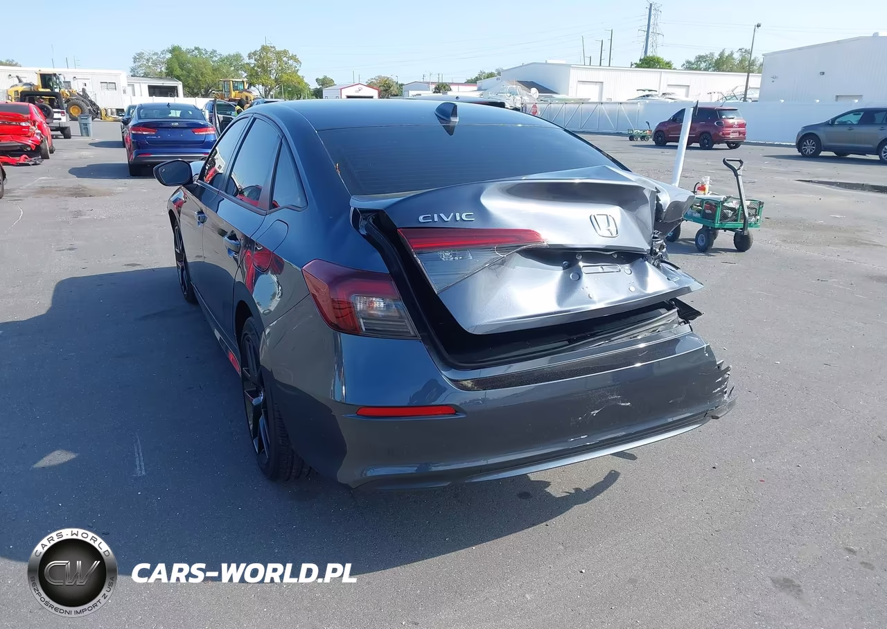 2025 Honda Civic Hybrid Sport-Sport Touring VIN:2HGFE4F86SH342987 - 3