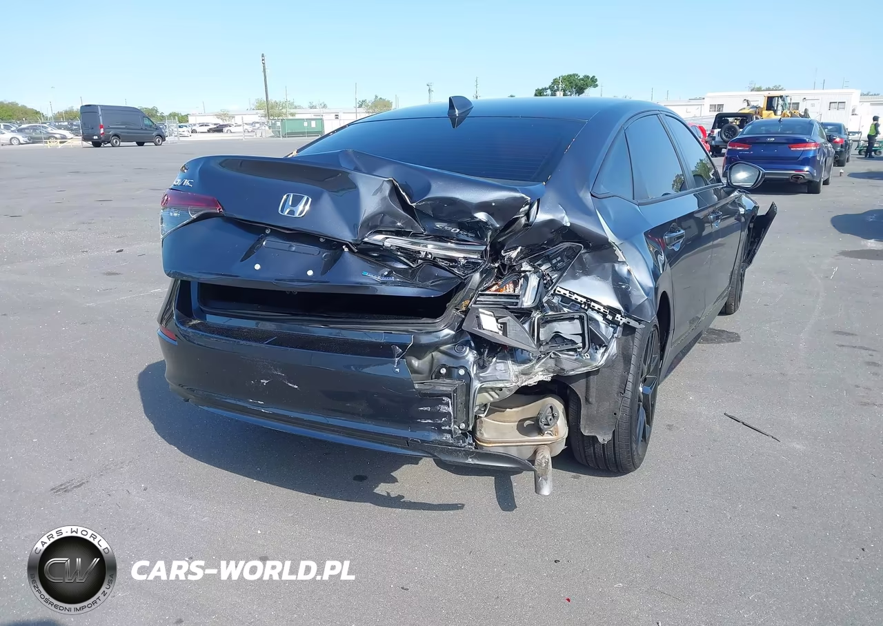 2025 Honda Civic Hybrid Sport-Sport Touring VIN:2HGFE4F86SH342987 - 4