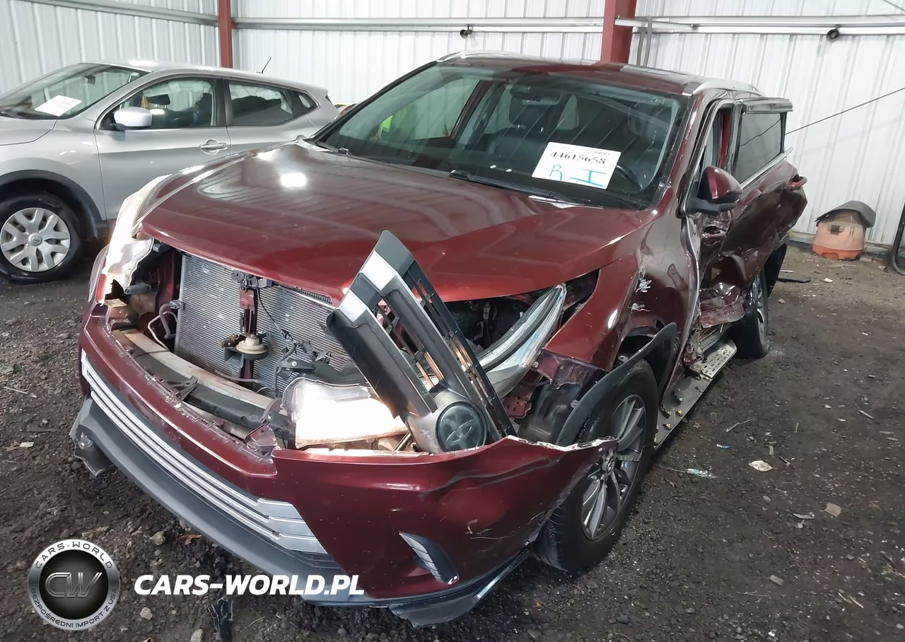 2019 Toyota Highlander Xle VIN:5TDKZRFH9KS332602 - 2