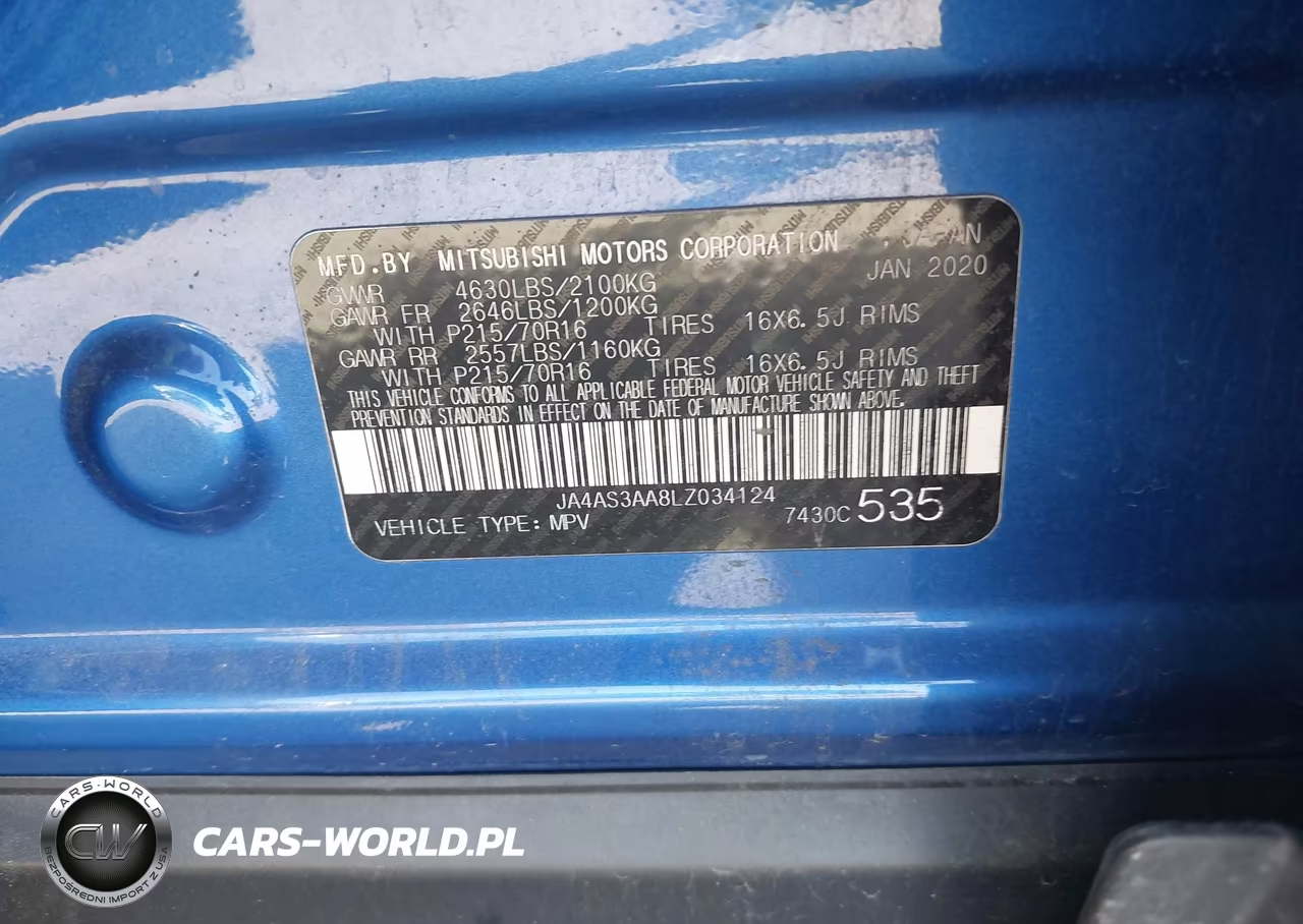 2020 Mitsubishi Eclipse Cross Es 1.5T VIN:JA4AS3AA8LZ034124 - 9