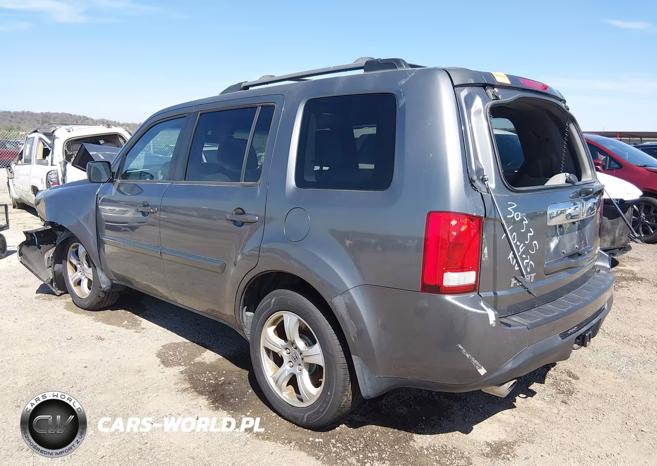 2012 Honda Pilot Ex-L VIN:5FNYF4H54CB003790 - 3