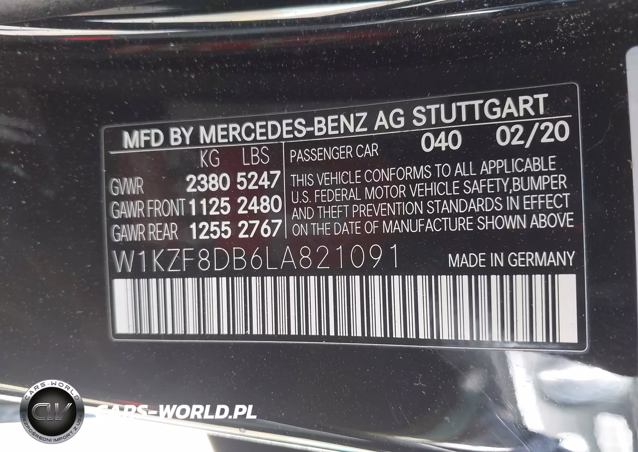2020 Mercedes-Benz E 350 VIN:W1KZF8DB6LA821091 - 9