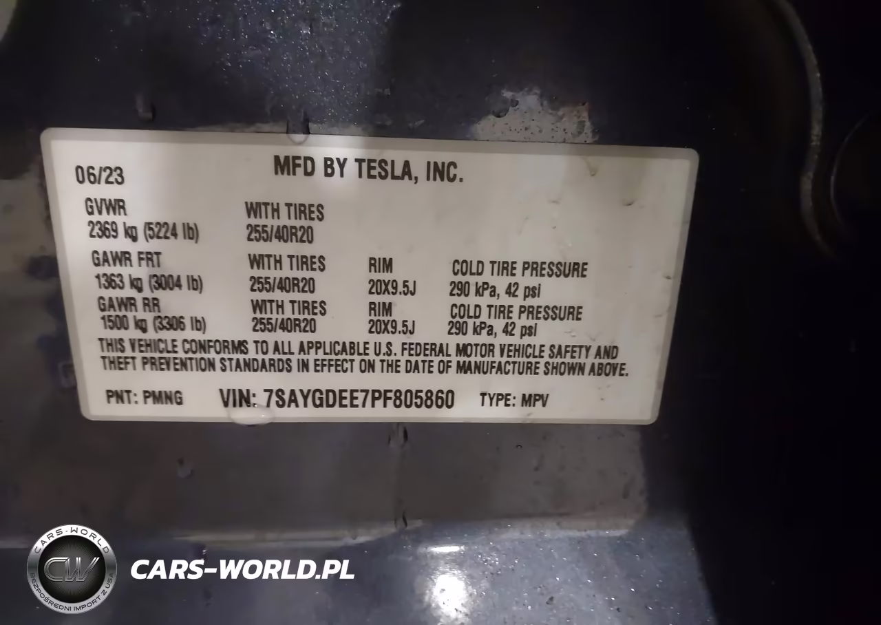 2023 Tesla Model Y Awd-Long Range Dual Motor All-Wheel Drive VIN:7SAYGDEE7PF805860 - 9