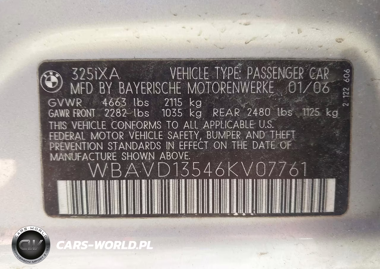 2006 BMW 325Xi VIN:WBAVD13546KV07761 - 9