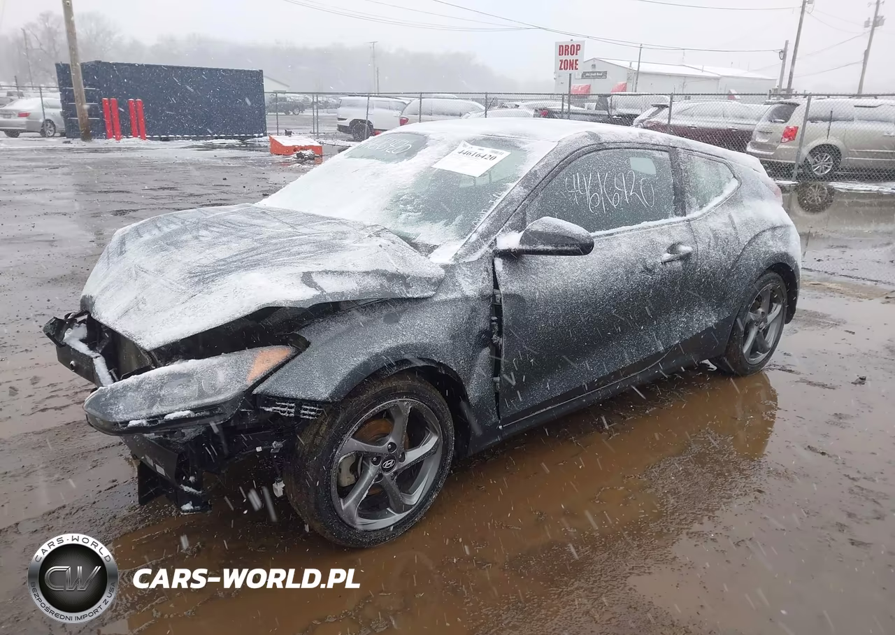 2019 Hyundai Veloster 2.0 VIN:KMHTG6AF4KU017941 - 2