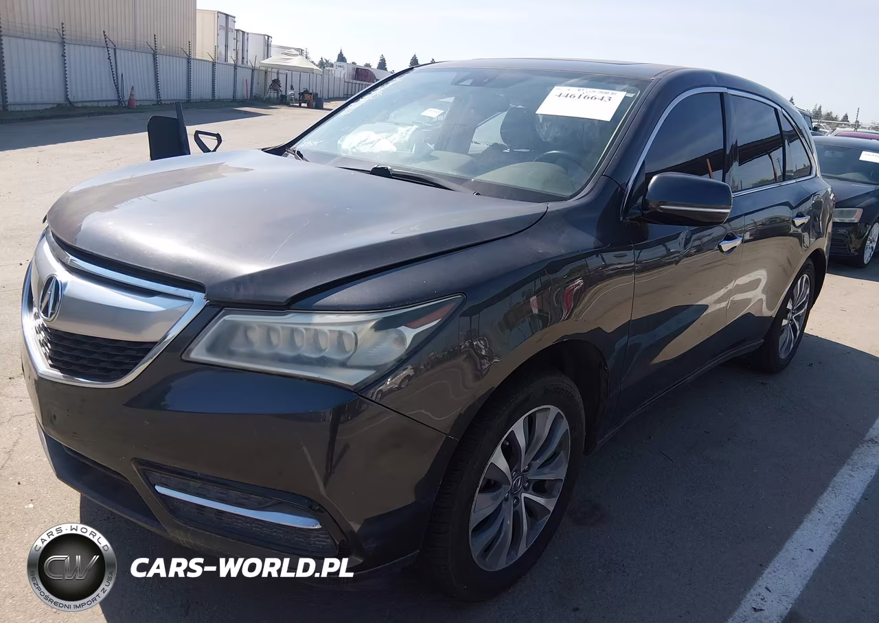 2015 Acura Mdx Technology Package VIN:5FRYD4H44FB028253 - 2
