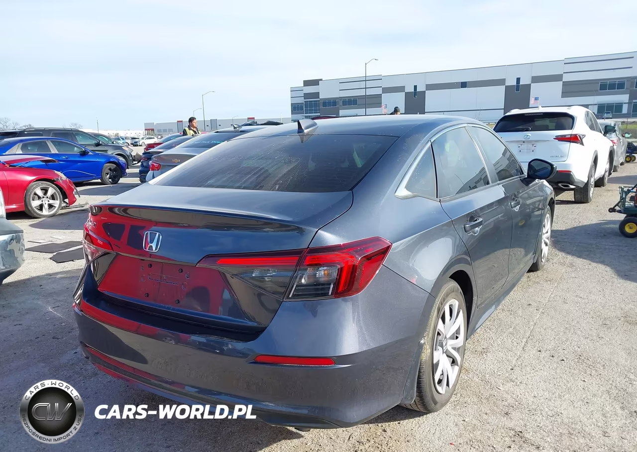 2025 Honda Civic Lx VIN:2HGFE2F26SH552814 - 4