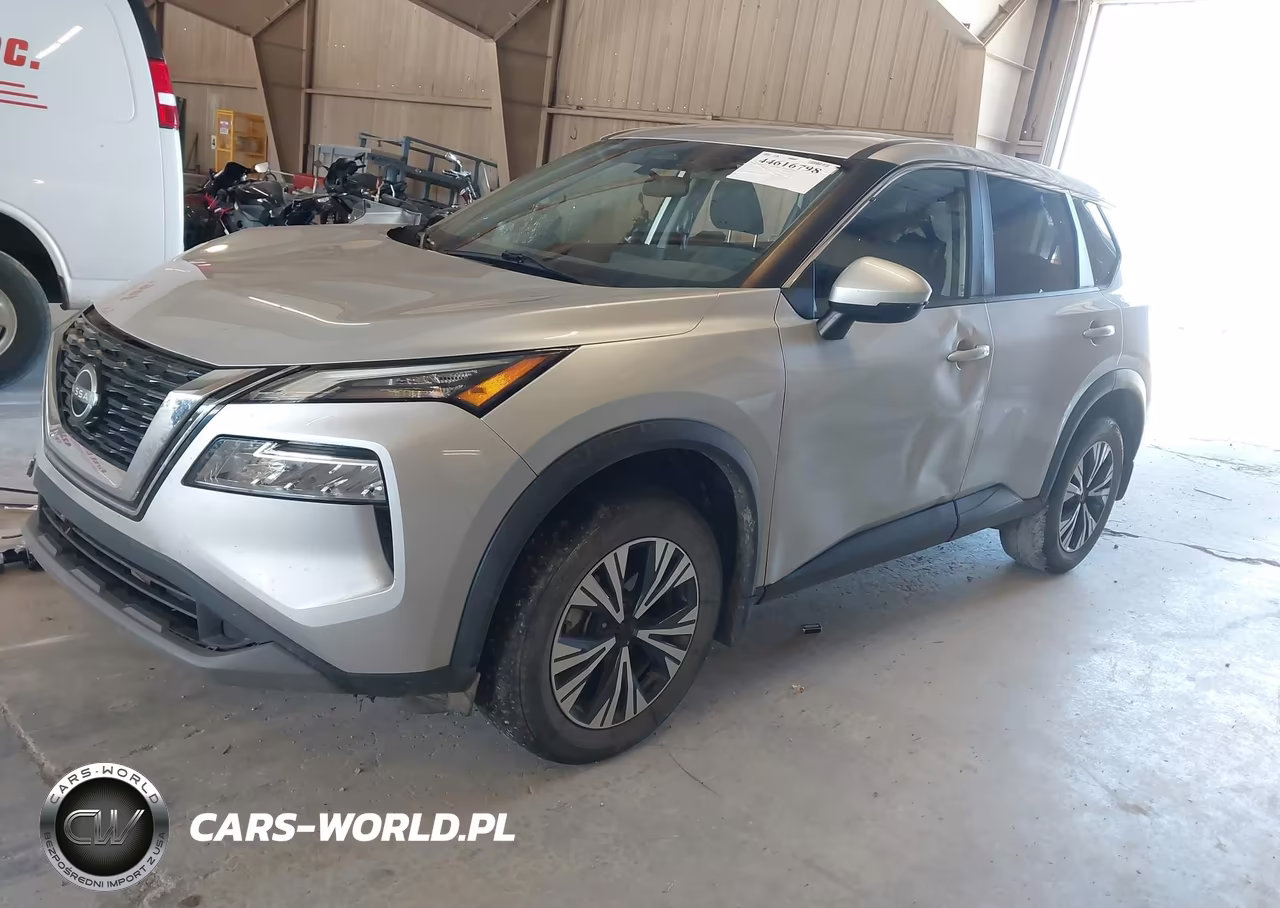 2022 Nissan Rogue Sv Fwd VIN:5N1BT3BA9NC676844 - 2