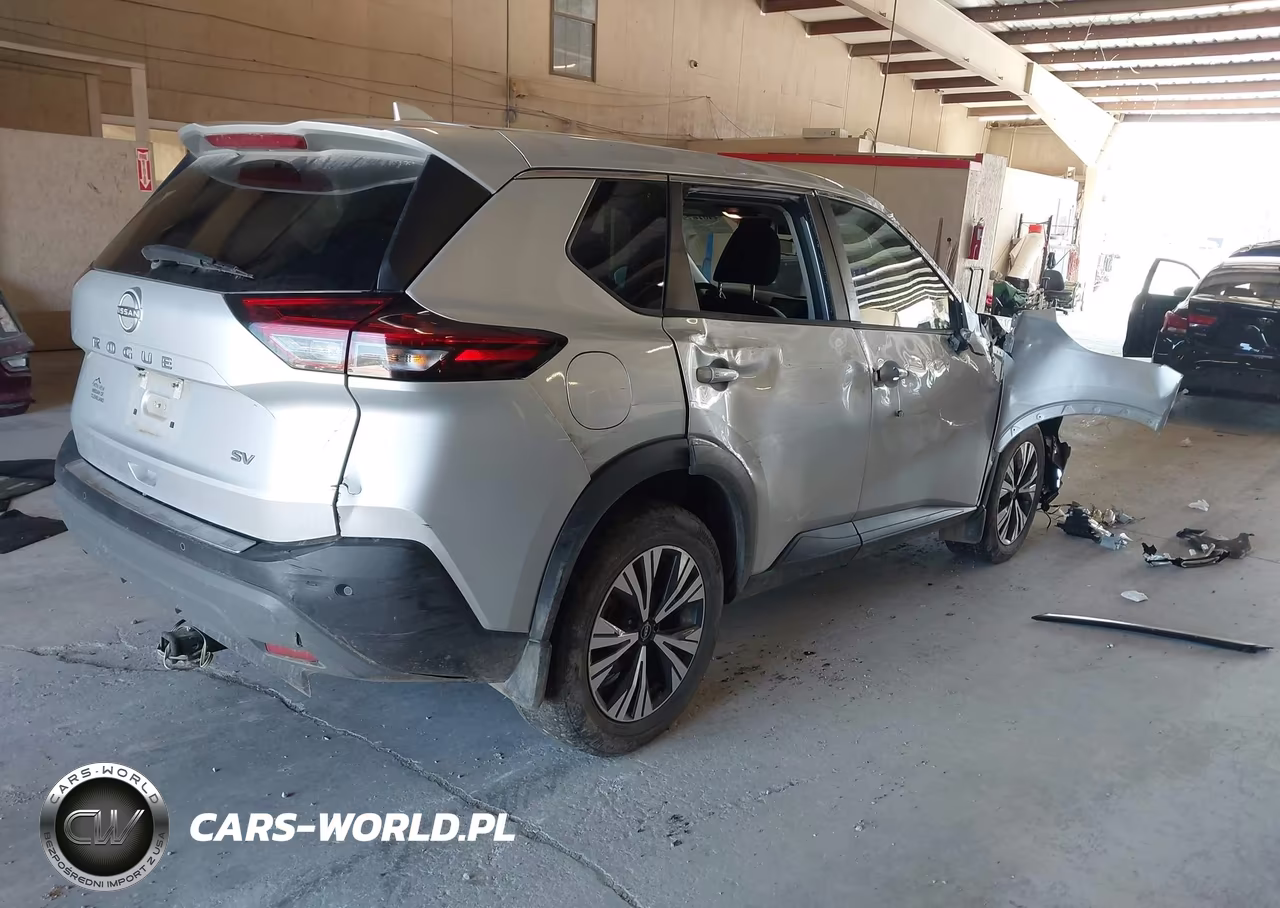 2022 Nissan Rogue Sv Fwd VIN:5N1BT3BA9NC676844 - 4