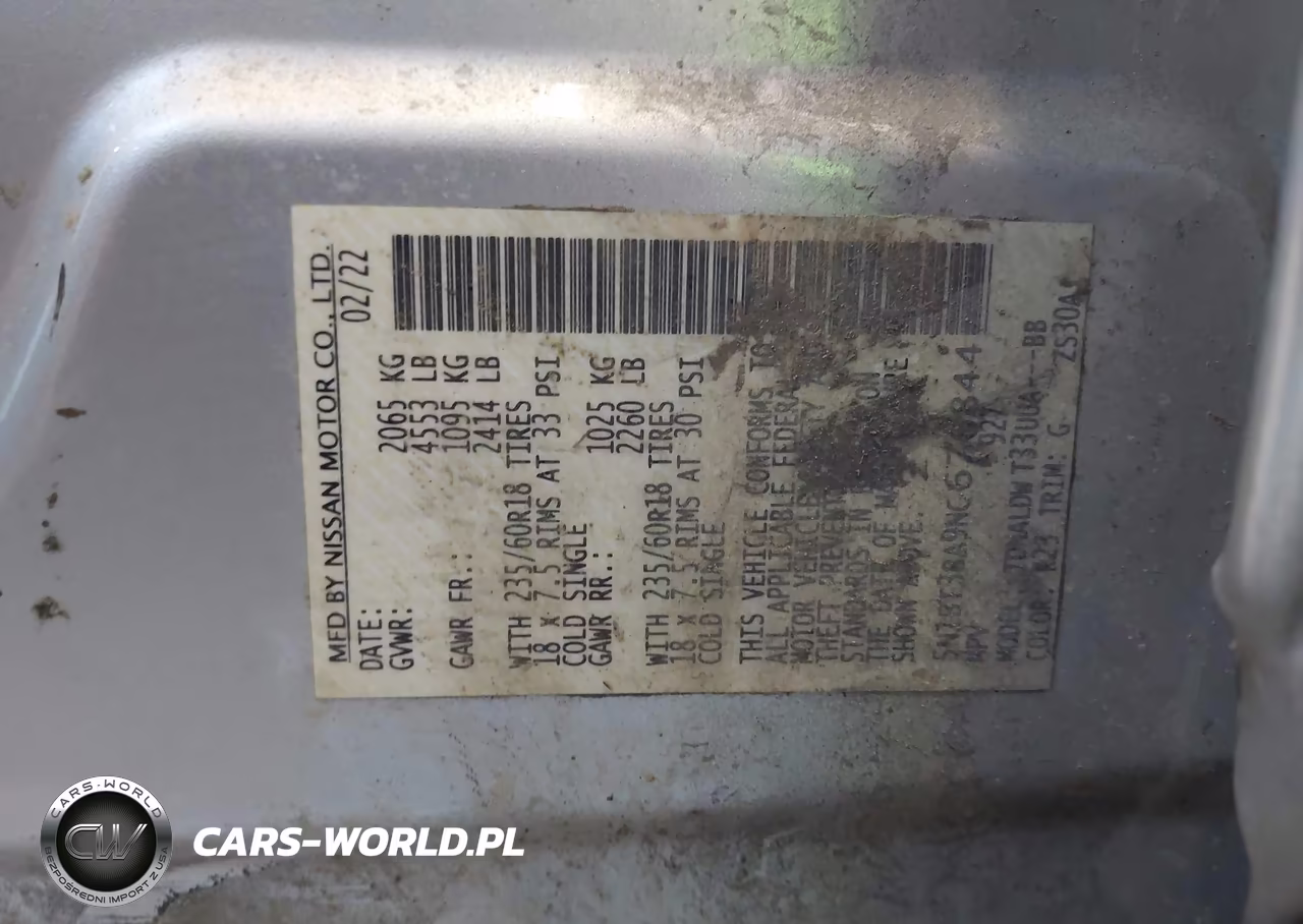 2022 Nissan Rogue Sv Fwd VIN:5N1BT3BA9NC676844 - 9