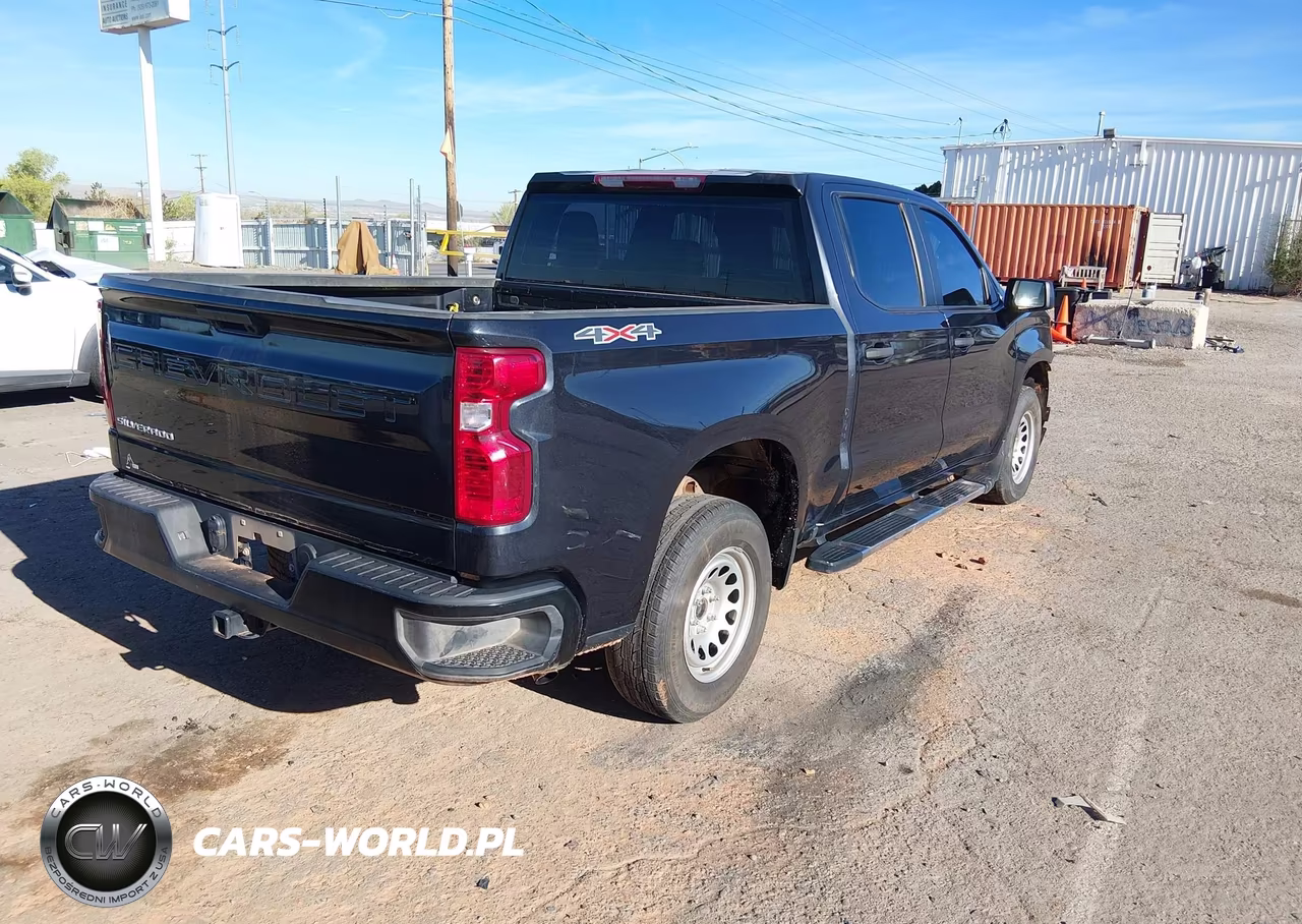 2024 Chevrolet Silverado 1500 4Wd Short Bed Wt VIN:1GCUDAED1RZ126528 - 4