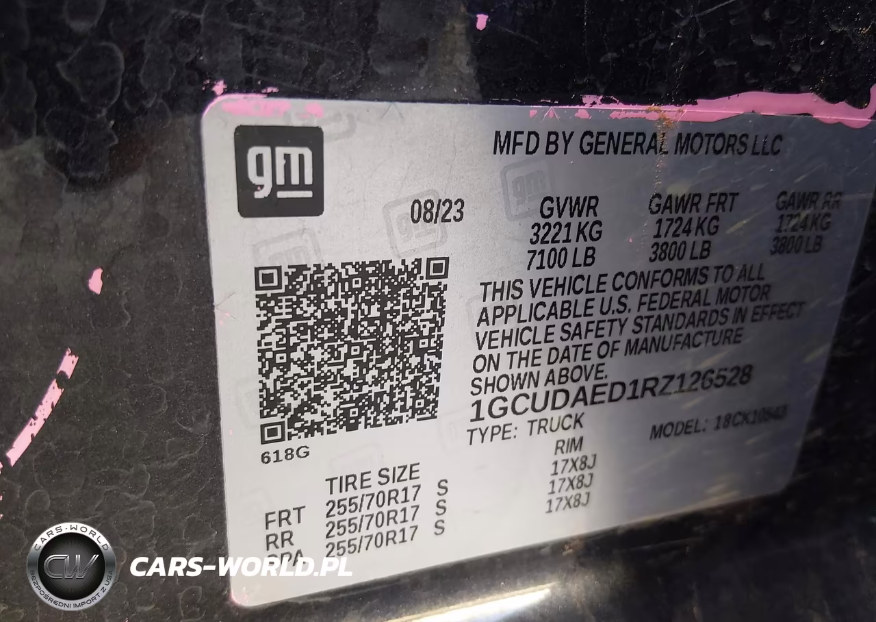 2024 Chevrolet Silverado 1500 4Wd Short Bed Wt VIN:1GCUDAED1RZ126528 - 9