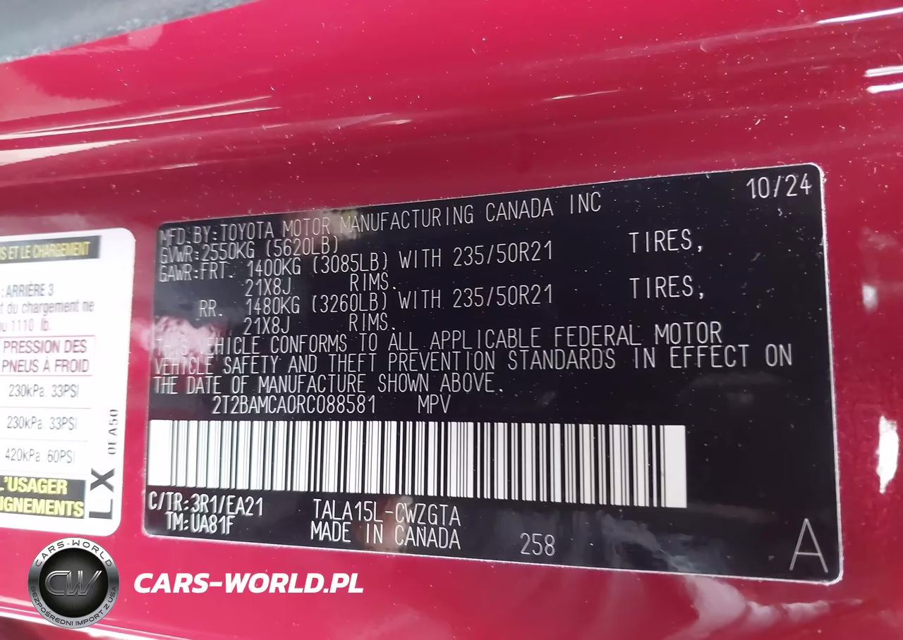2024 Lexus Rx 350 Premium VIN:2T2BAMCA0RC088581 - 9