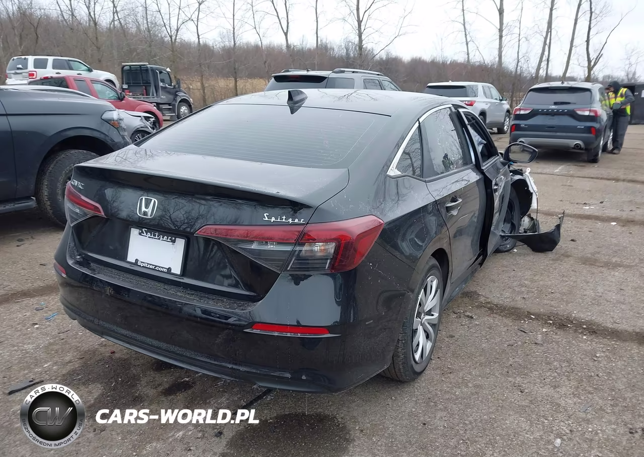 2026 Honda Civic Lx VIN:2HGFE2F21TH560627 - 4