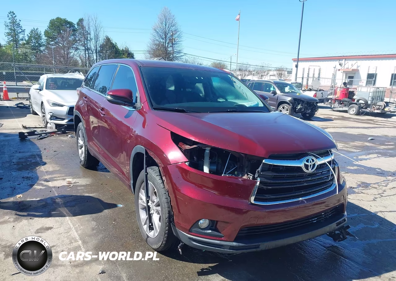 2015 Toyota Highlander Le Plus V6 – zdjęcie 1 z 18