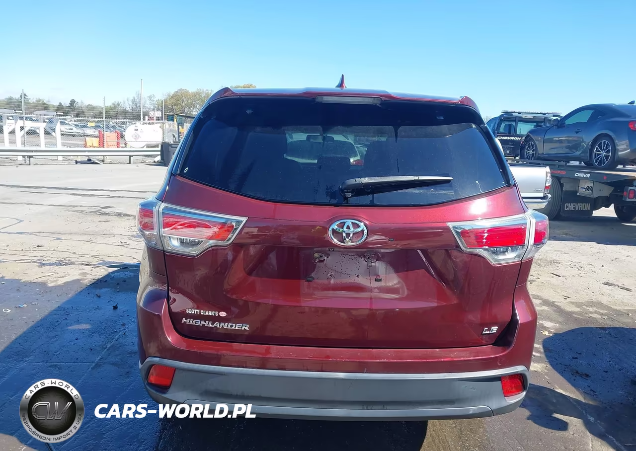 2015 Toyota Highlander Le Plus V6 VIN:5TDZKRFHXFS062076 - 17